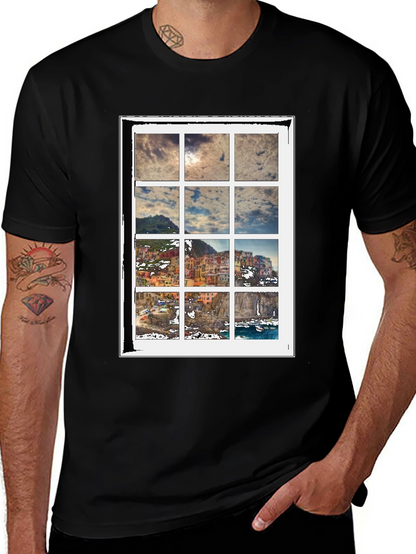 Scenic View T-Shirt - Cinque Terre Inspired