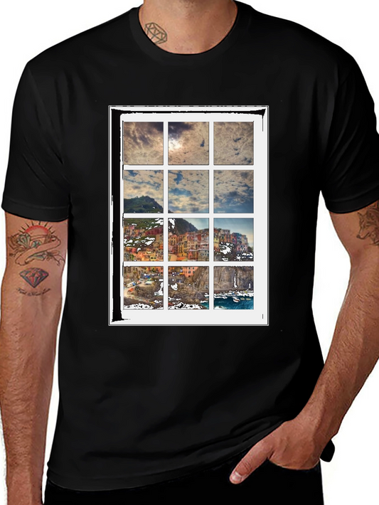 Scenic View T-Shirt - Cinque Terre Inspired