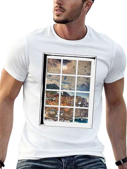 Scenic View T-Shirt - Cinque Terre Inspired