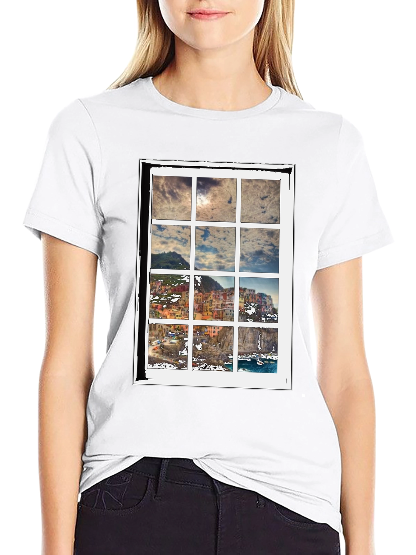 Scenic View T-Shirt - Cinque Terre Inspired
