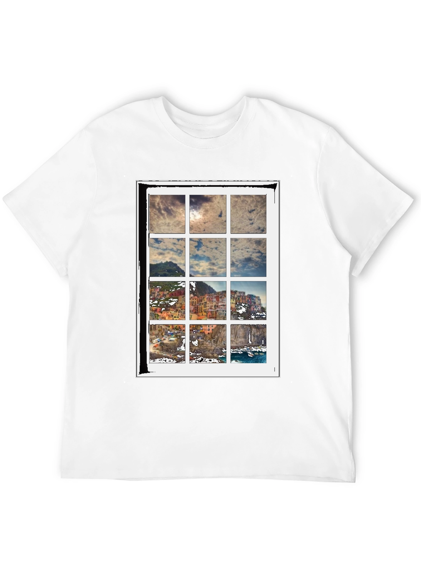 Scenic View T-Shirt - Cinque Terre Inspired