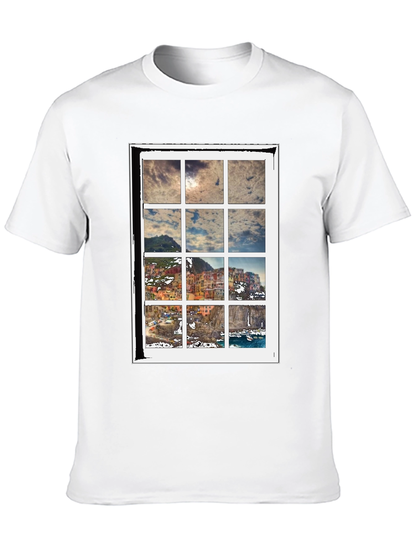 Scenic View T-Shirt - Cinque Terre Inspired