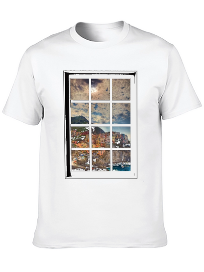 Scenic View T-Shirt - Cinque Terre Inspired