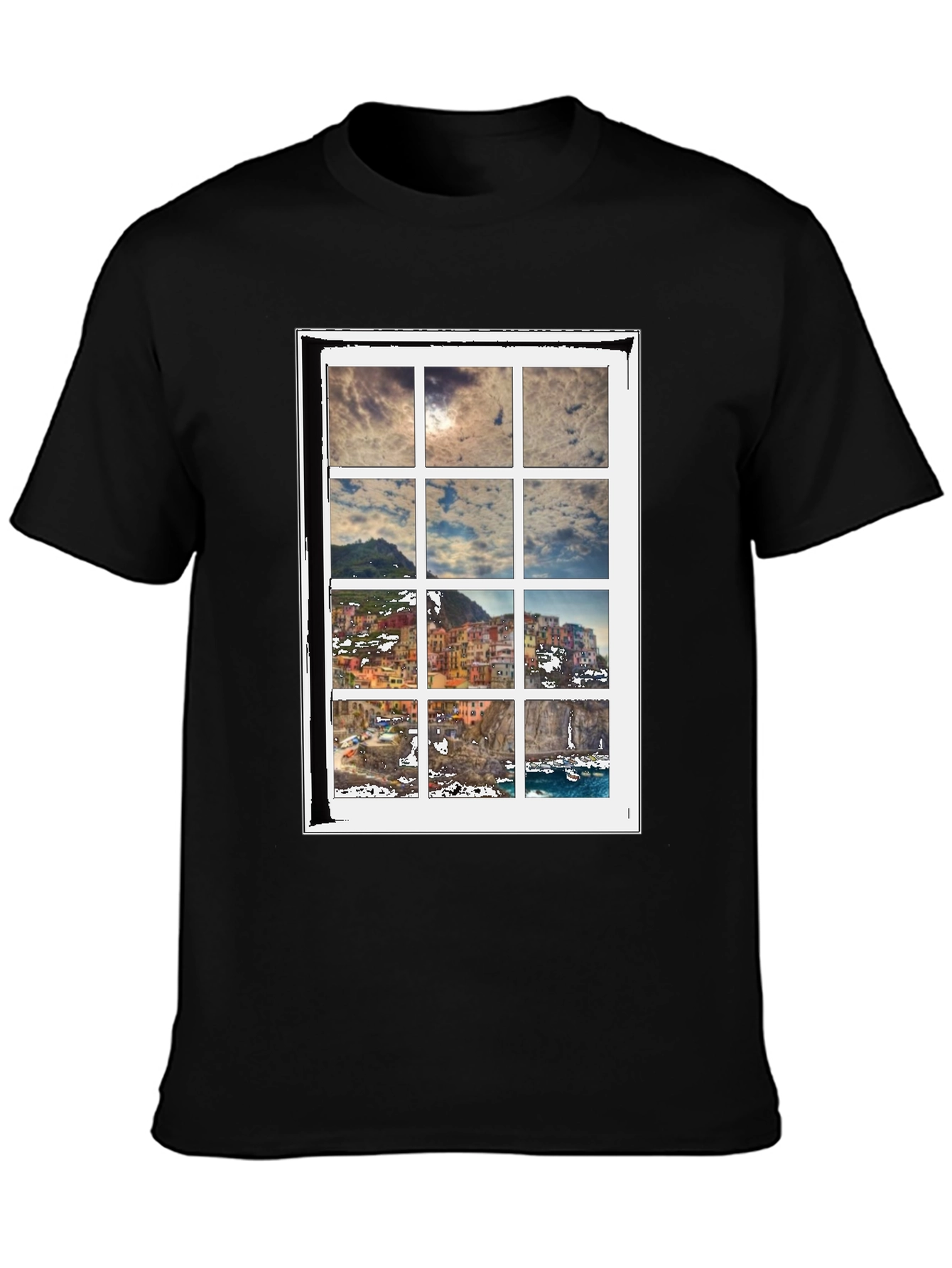 Scenic View T-Shirt - Cinque Terre Inspired