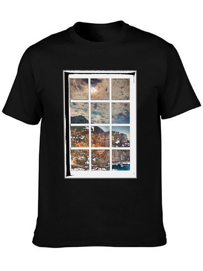 Scenic View T-Shirt - Cinque Terre Inspired
