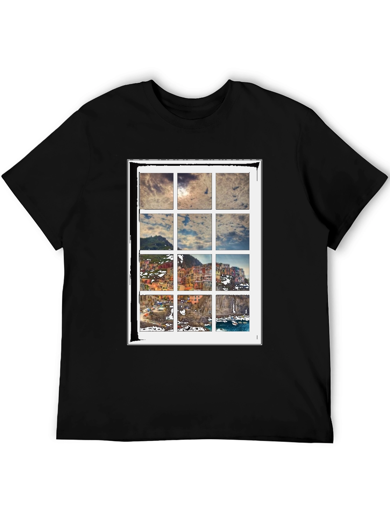 Scenic View T-Shirt - Cinque Terre Inspired