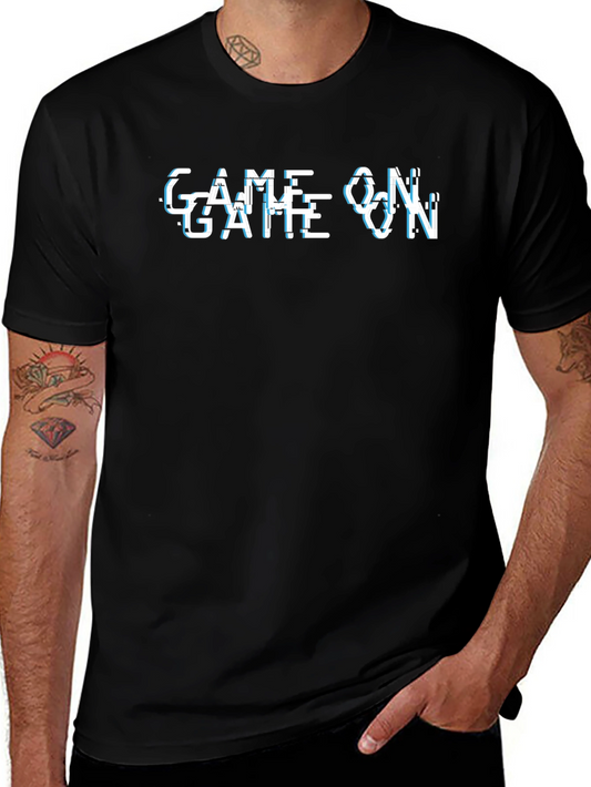 Game On T-Shirt - Glitch Design