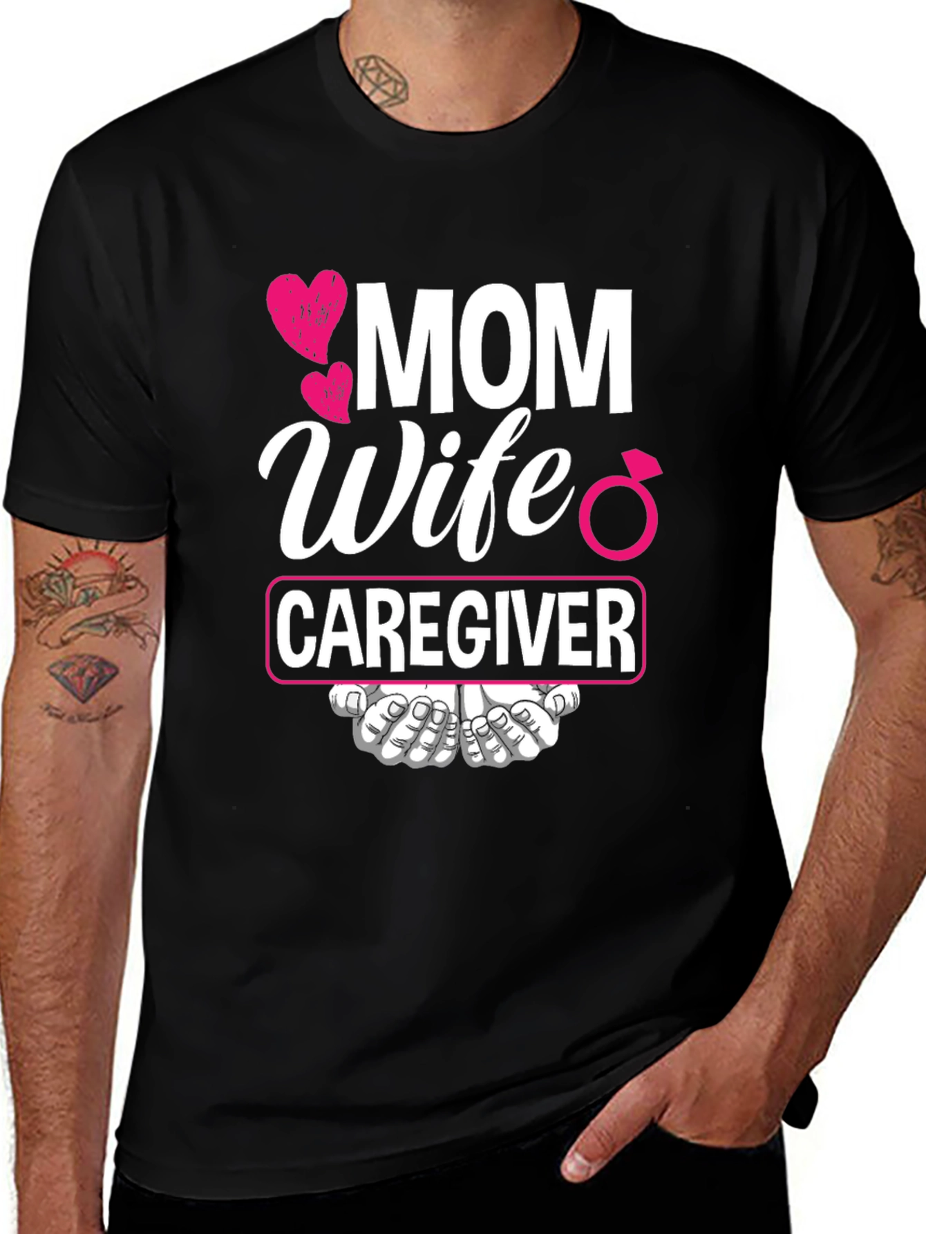 Mom Wife Caregiver T-Shirt - Ideal Gift!