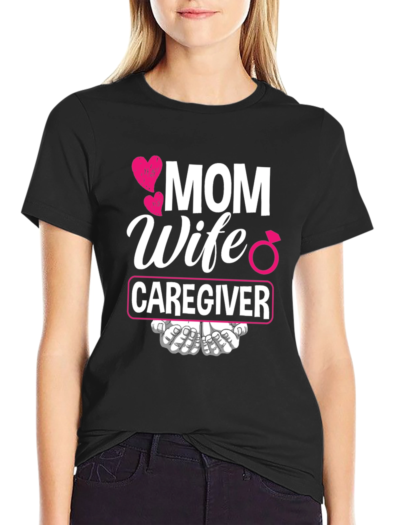 Mom Wife Caregiver T-Shirt - Ideal Gift!
