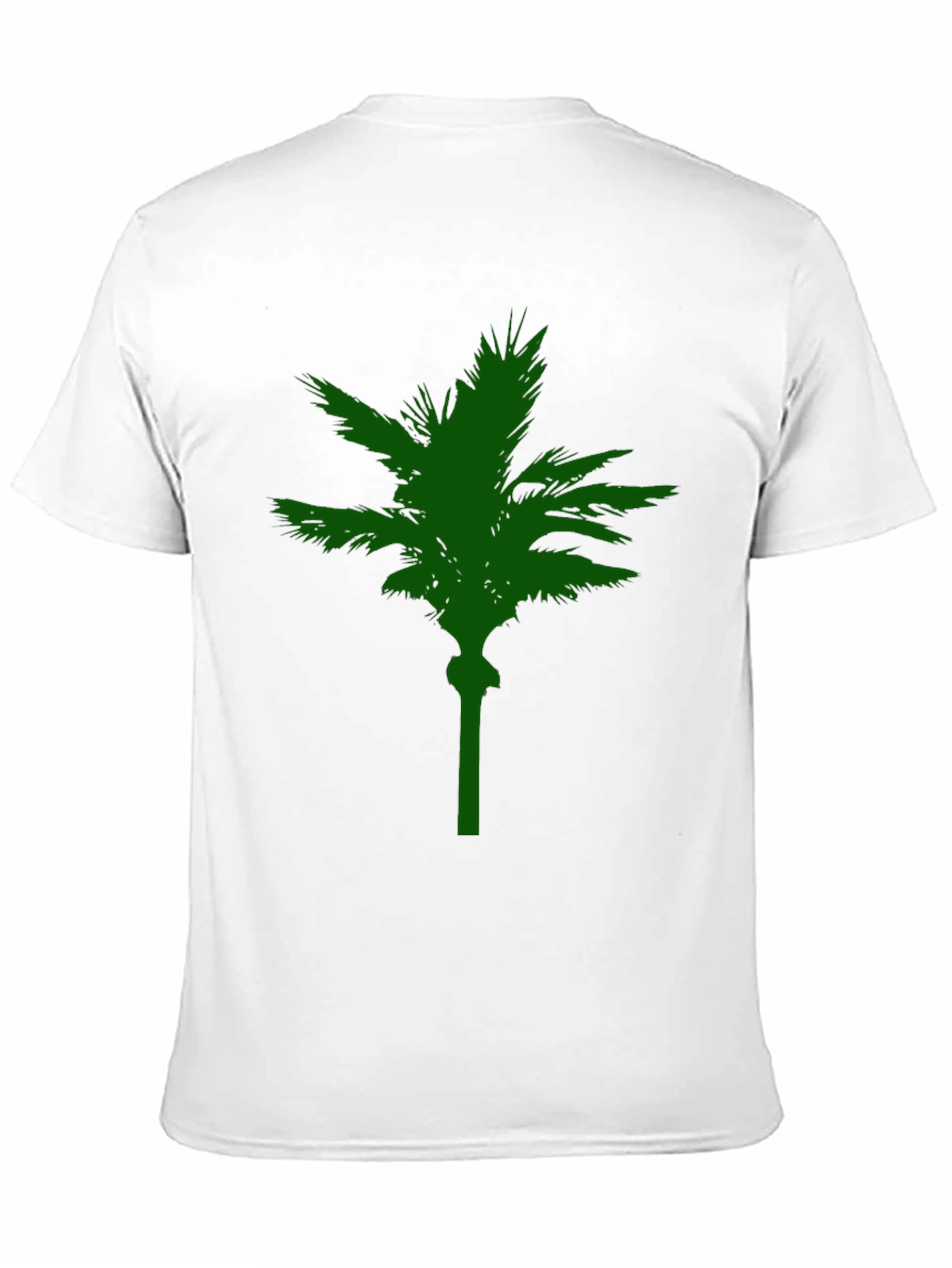 Green Palm Tree Graphic T-Shirt - Casual Comfort