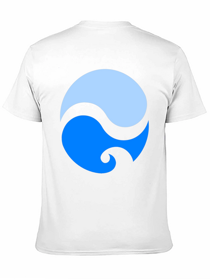 Yin Yang Style Graphic Tee - Modern Design