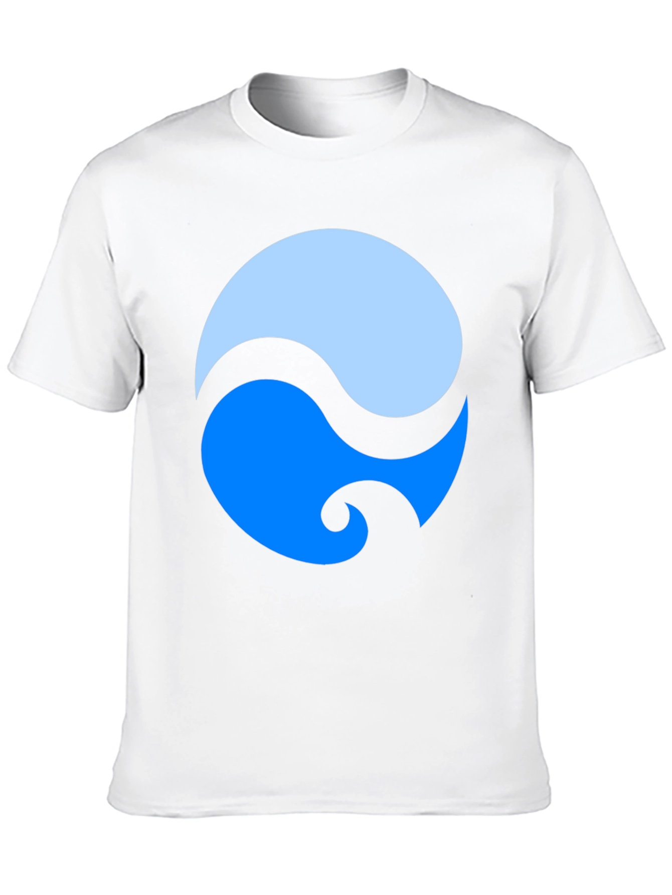 Yin Yang Style Graphic Tee - Modern Design
