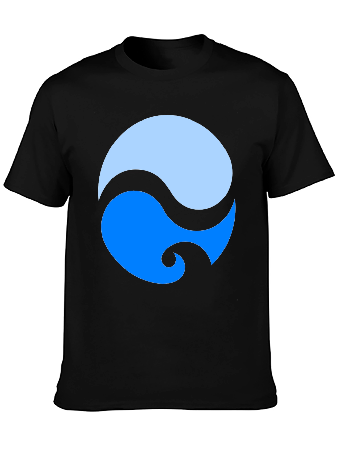 Yin Yang Style Graphic Tee - Modern Design