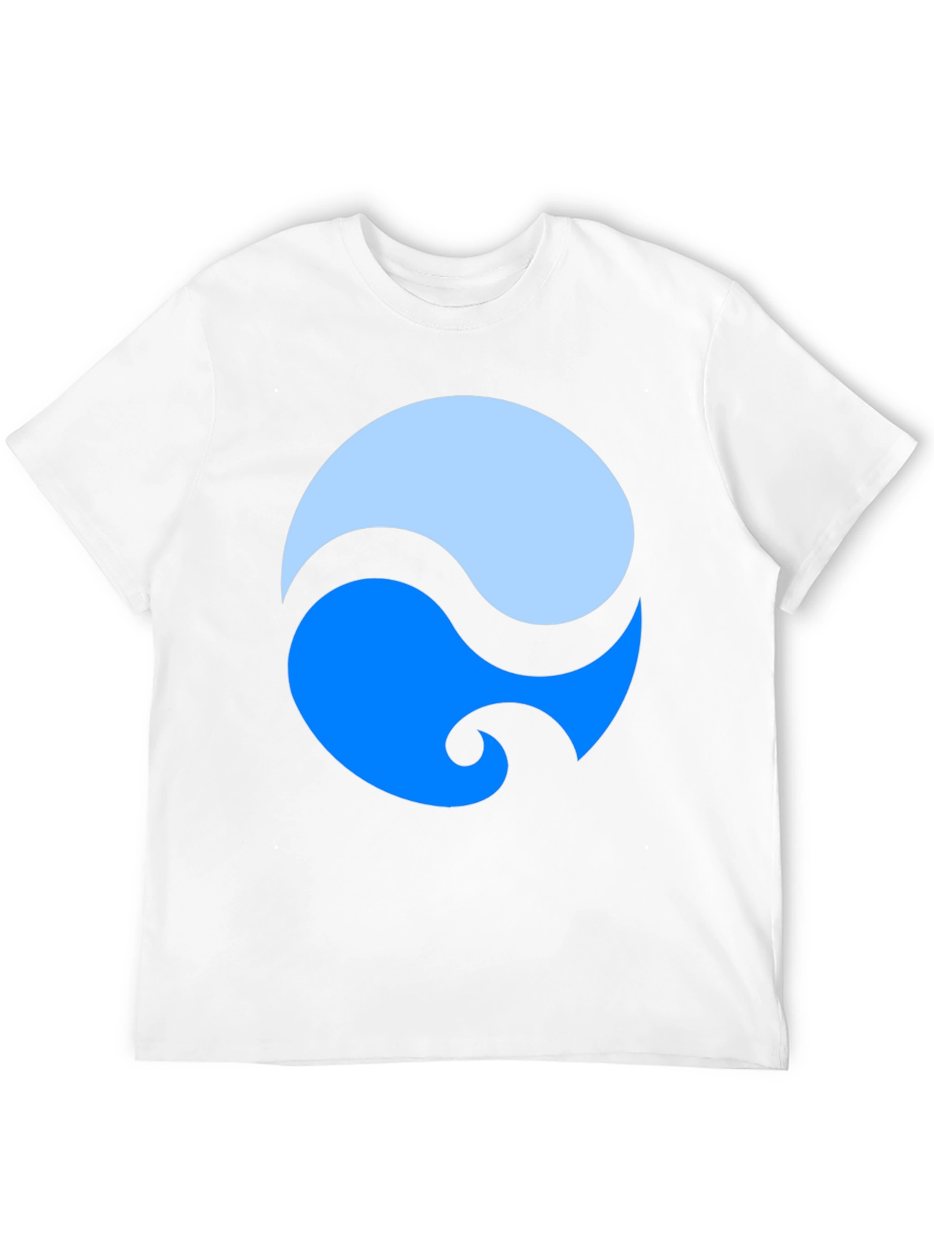 Yin Yang Style Graphic Tee - Modern Design