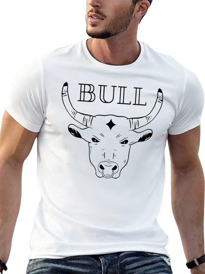 Black Bull Graphic Tee - Stylish Menswear