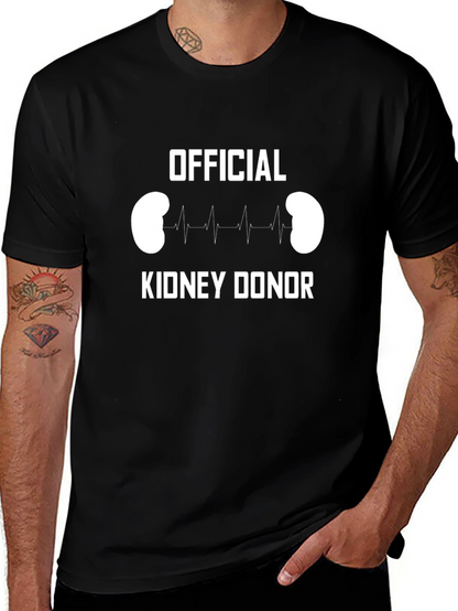 Official Kidney Donor Graphic Tee - Black
