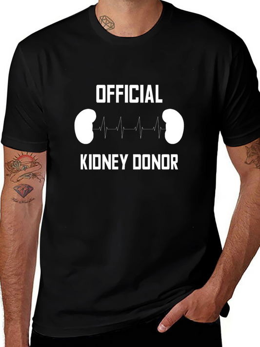 Official Kidney Donor Graphic Tee - Black