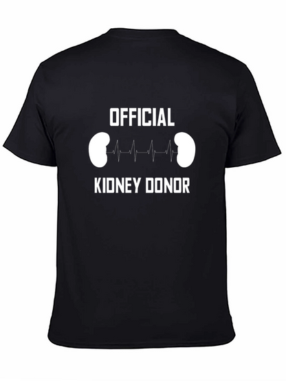 Official Kidney Donor Graphic Tee - Black