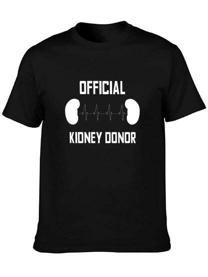Official Kidney Donor Graphic Tee - Black
