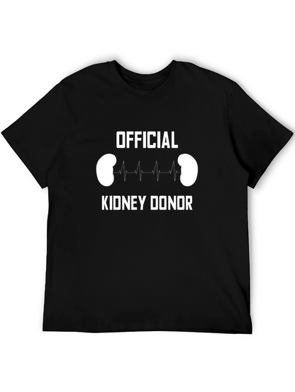 Official Kidney Donor Graphic Tee - Black