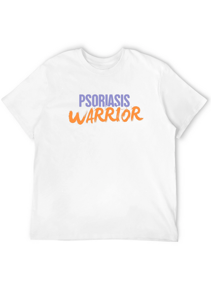 Psoriasis Warrior Black Graphic T-Shirt