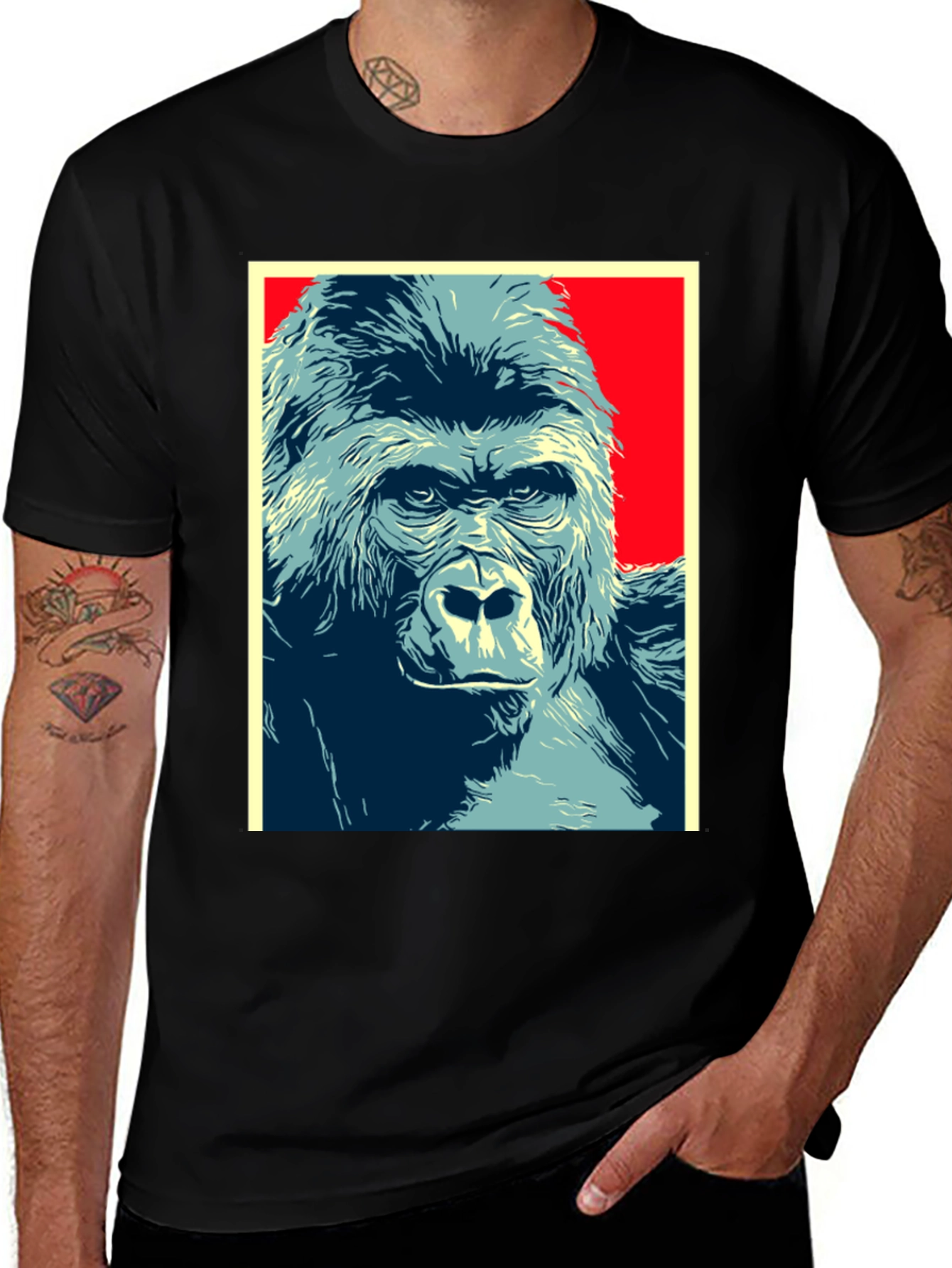 Gorilla Graphic Tee - Streetwear Style