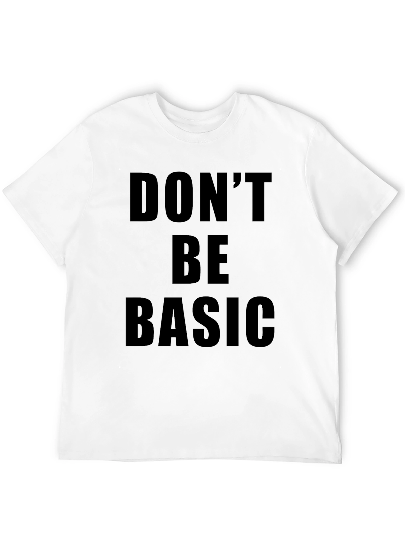 Dont Be Basic Graphic Tee - Black