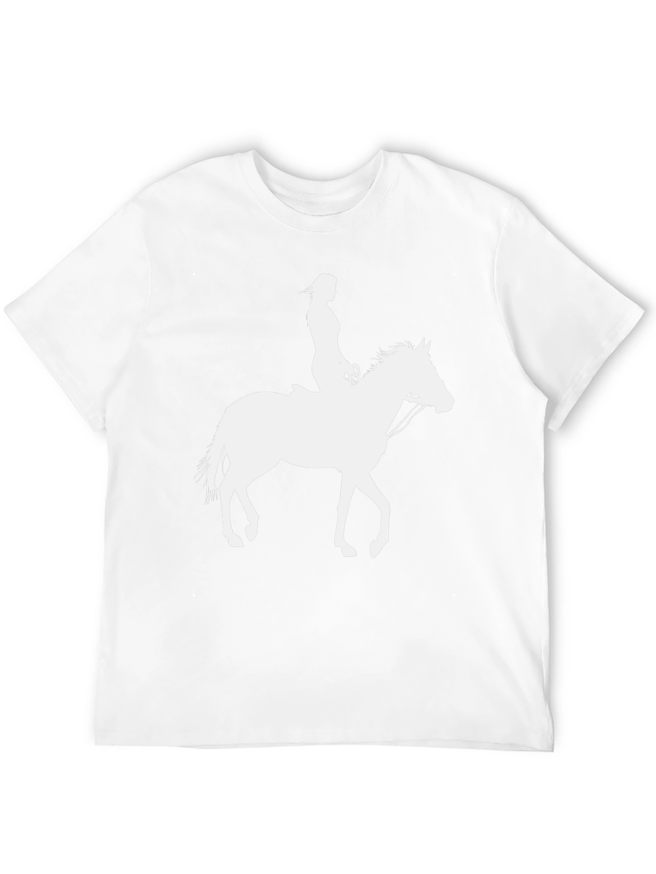 Horse Rider Graphic Tee - Black