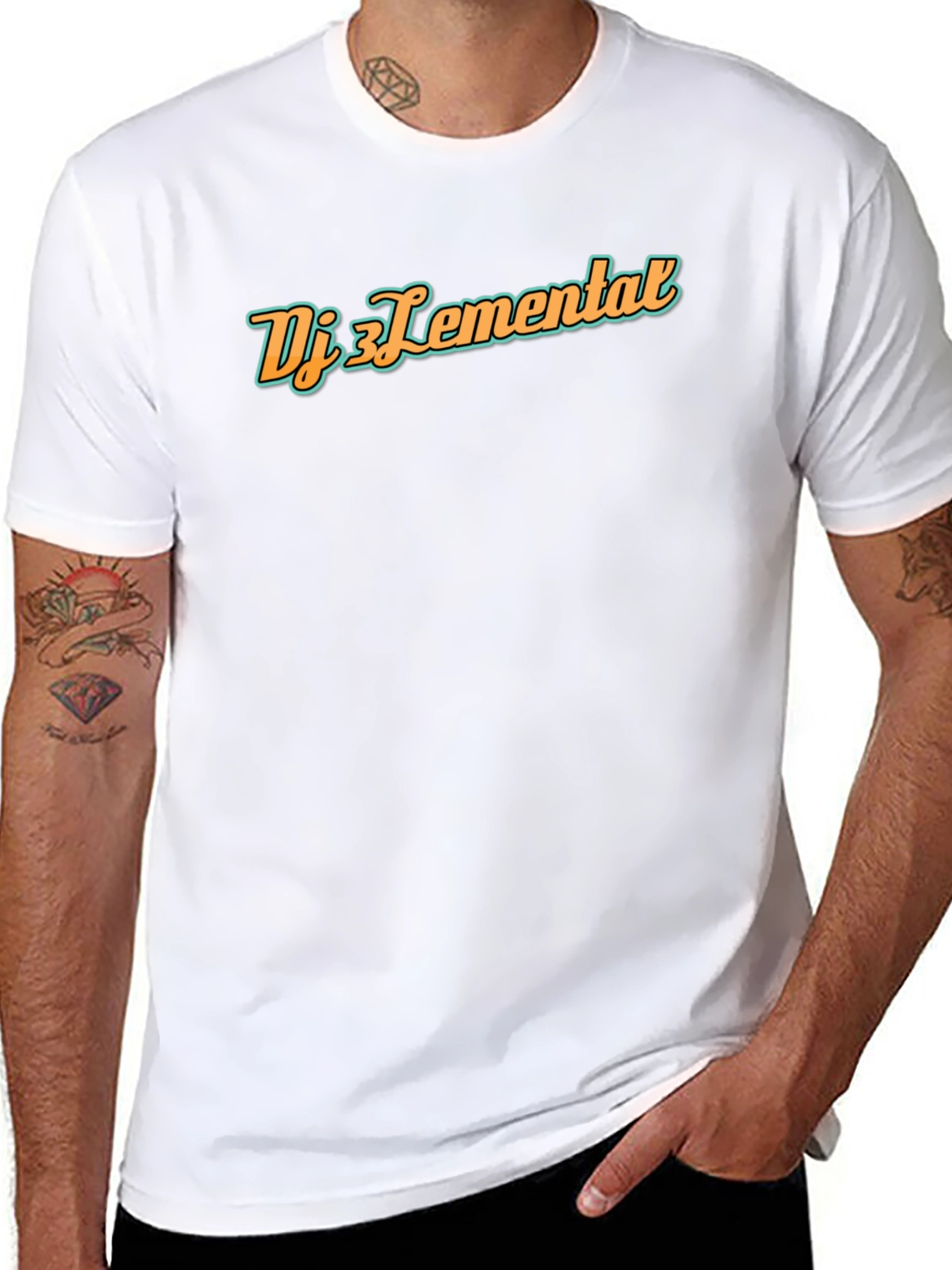 DJ 3Lemental Black T-Shirt