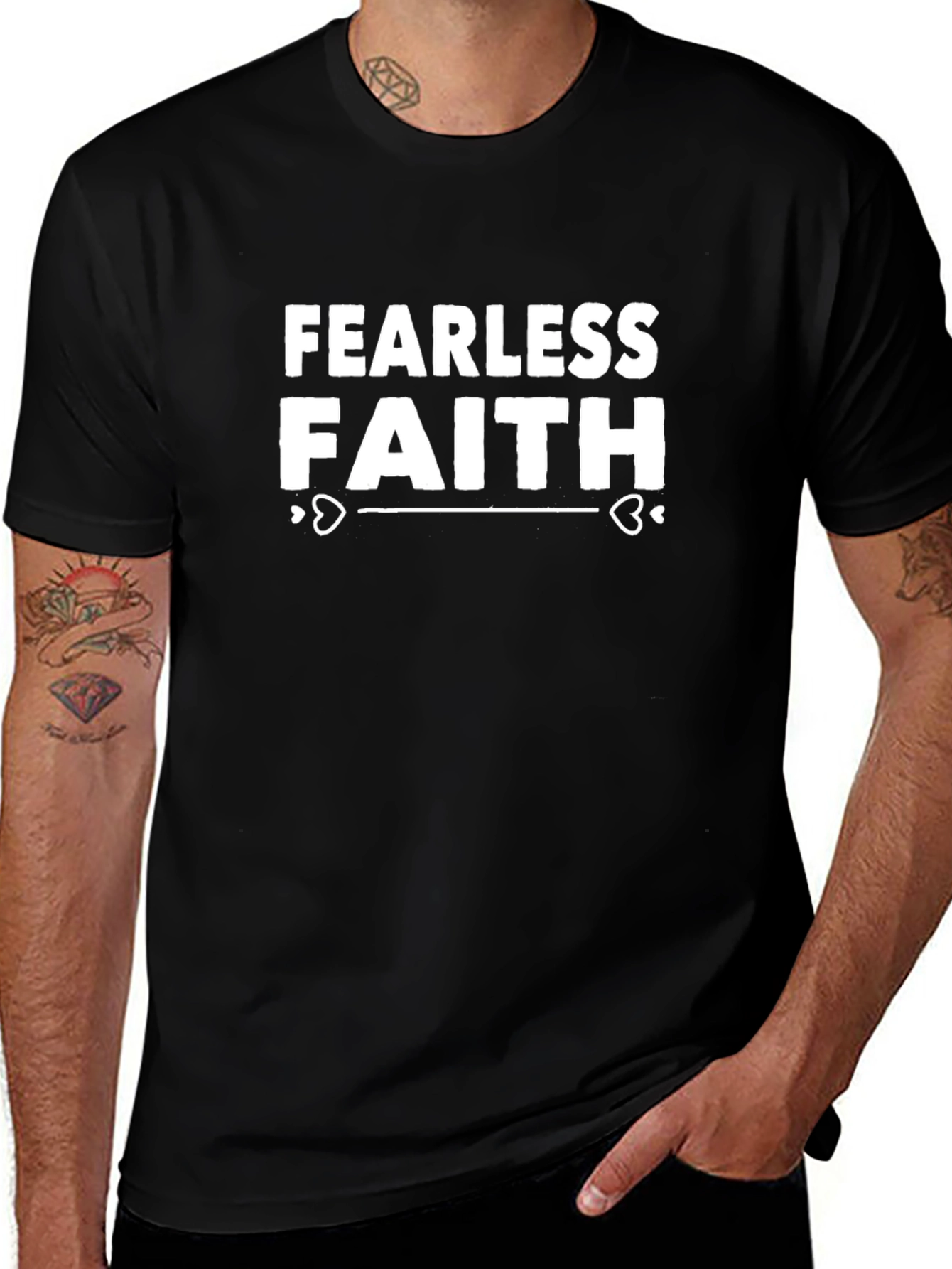 Fearless Faith Graphic T-Shirt - Christian Apparel