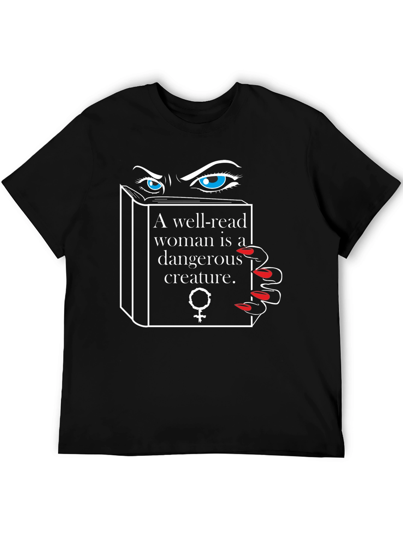 Well-Read Woman Tee: Dangerous Creature Graphic T-Shirt