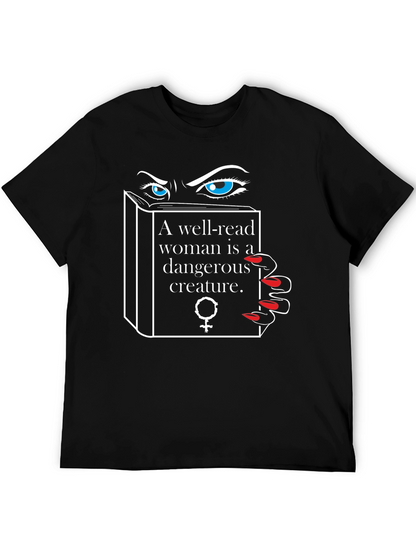 Well-Read Woman Tee: Dangerous Creature Graphic T-Shirt