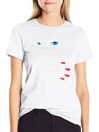 Well-Read Woman Tee: Dangerous Creature Graphic T-Shirt