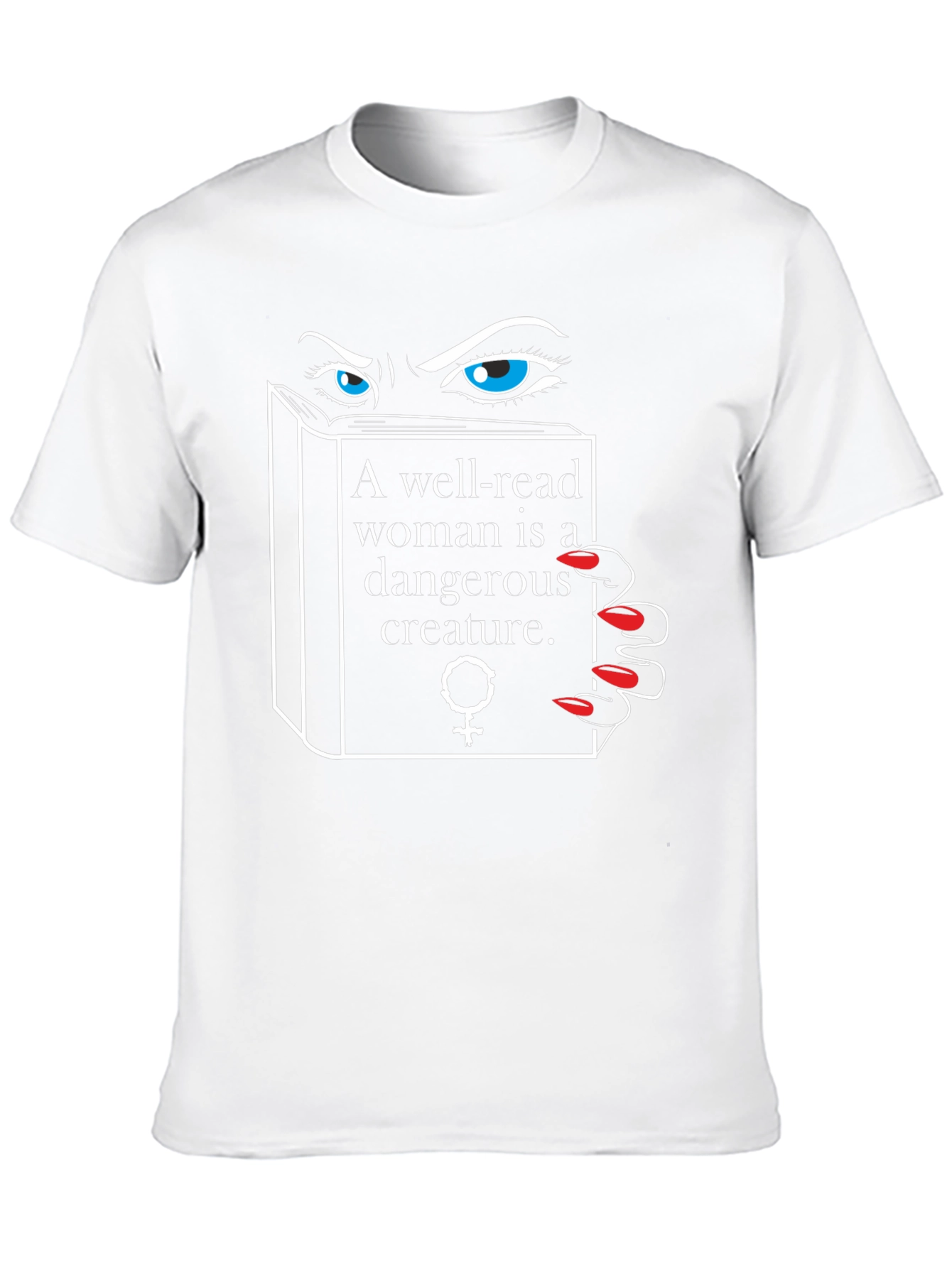 Well-Read Woman Tee: Dangerous Creature Graphic T-Shirt