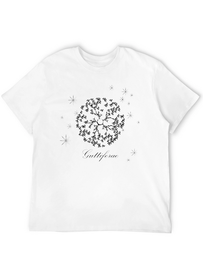 Guttiferae Graphic Print Black T-Shirt