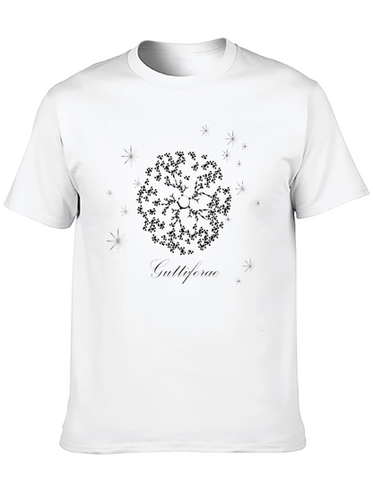 Guttiferae Graphic Print Black T-Shirt