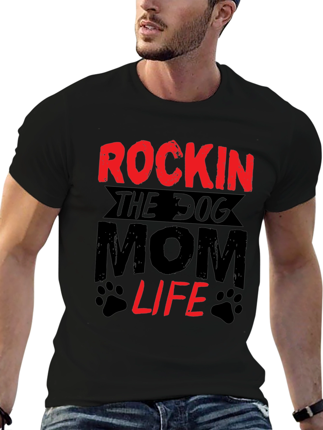Rockin The Dog Mom Life T-Shirt