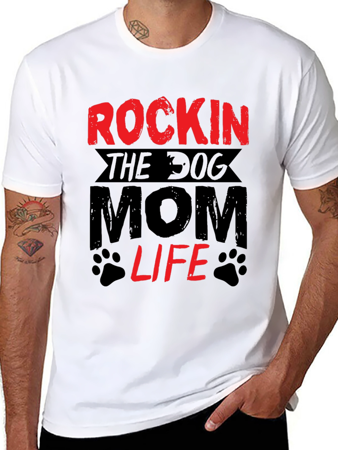 Rockin The Dog Mom Life T-Shirt