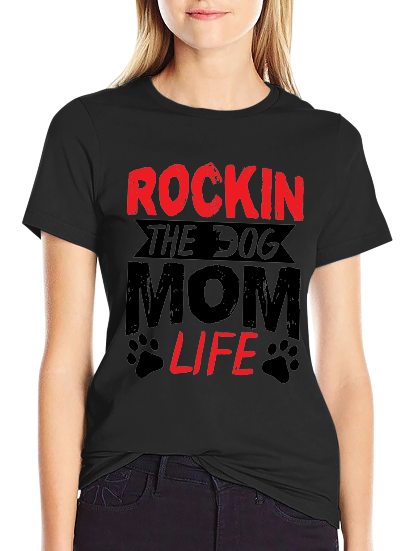 Rockin The Dog Mom Life T-Shirt