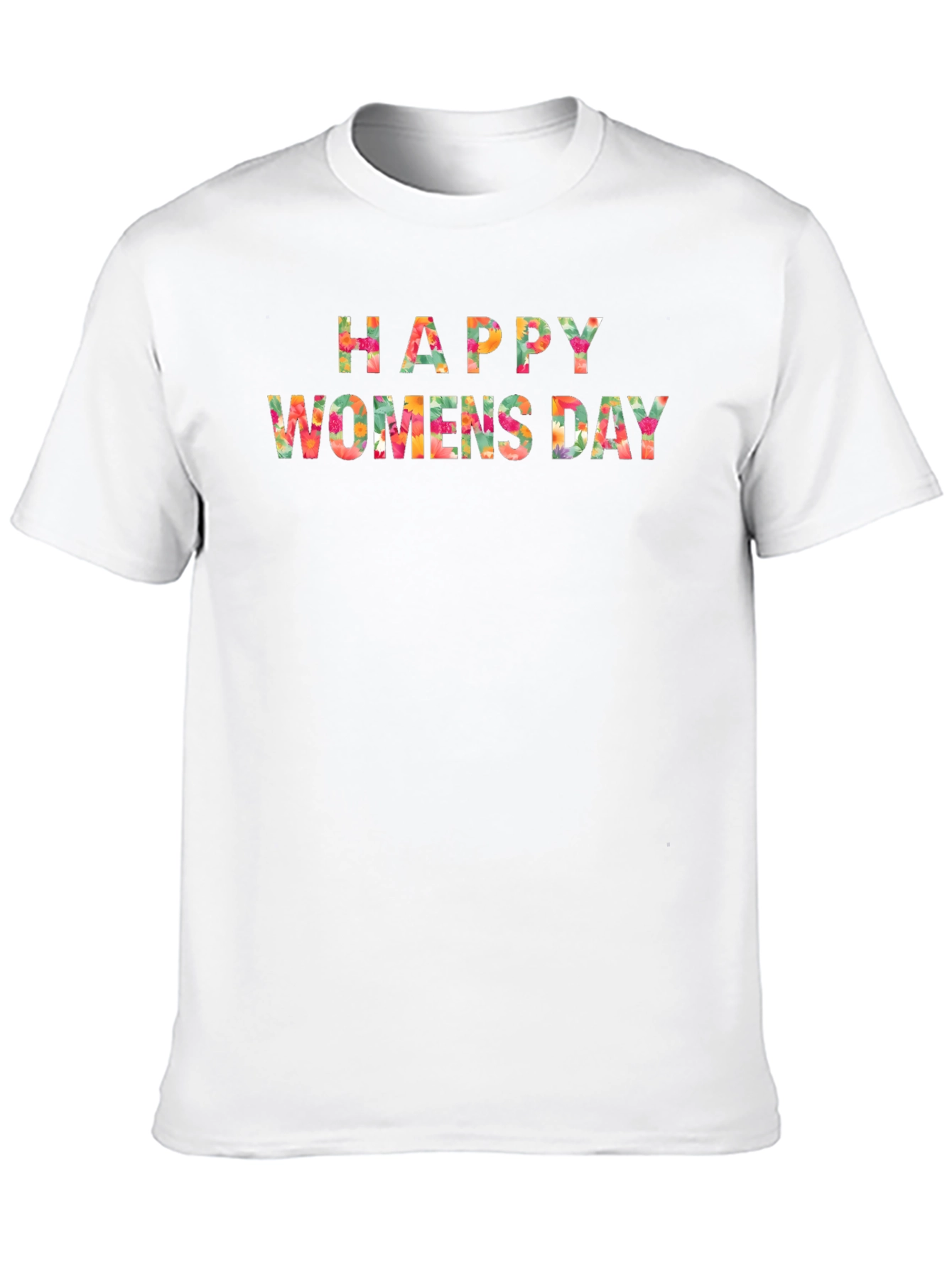 Happy Womens Day Graphic Tee - Black