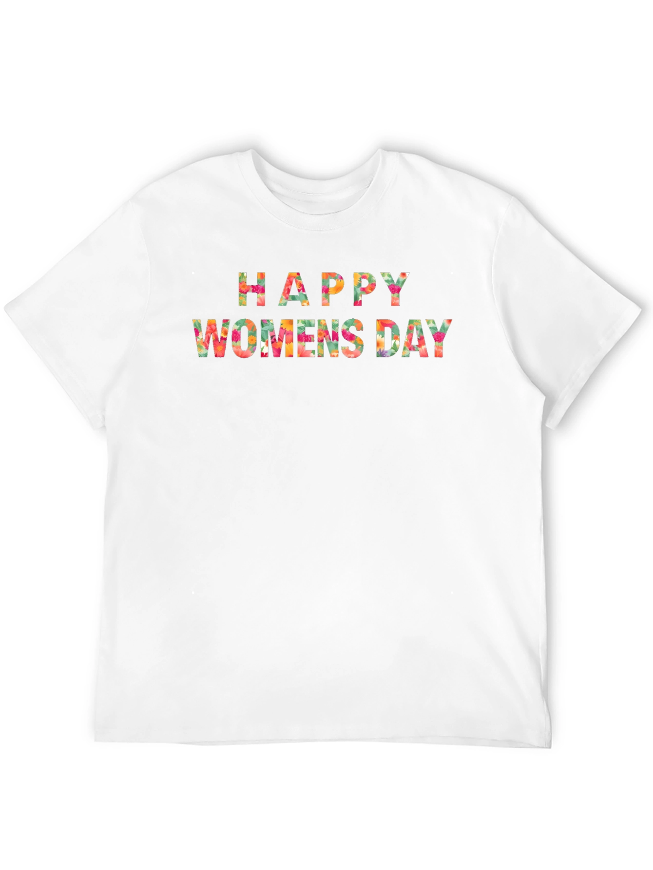 Happy Womens Day Graphic Tee - Black