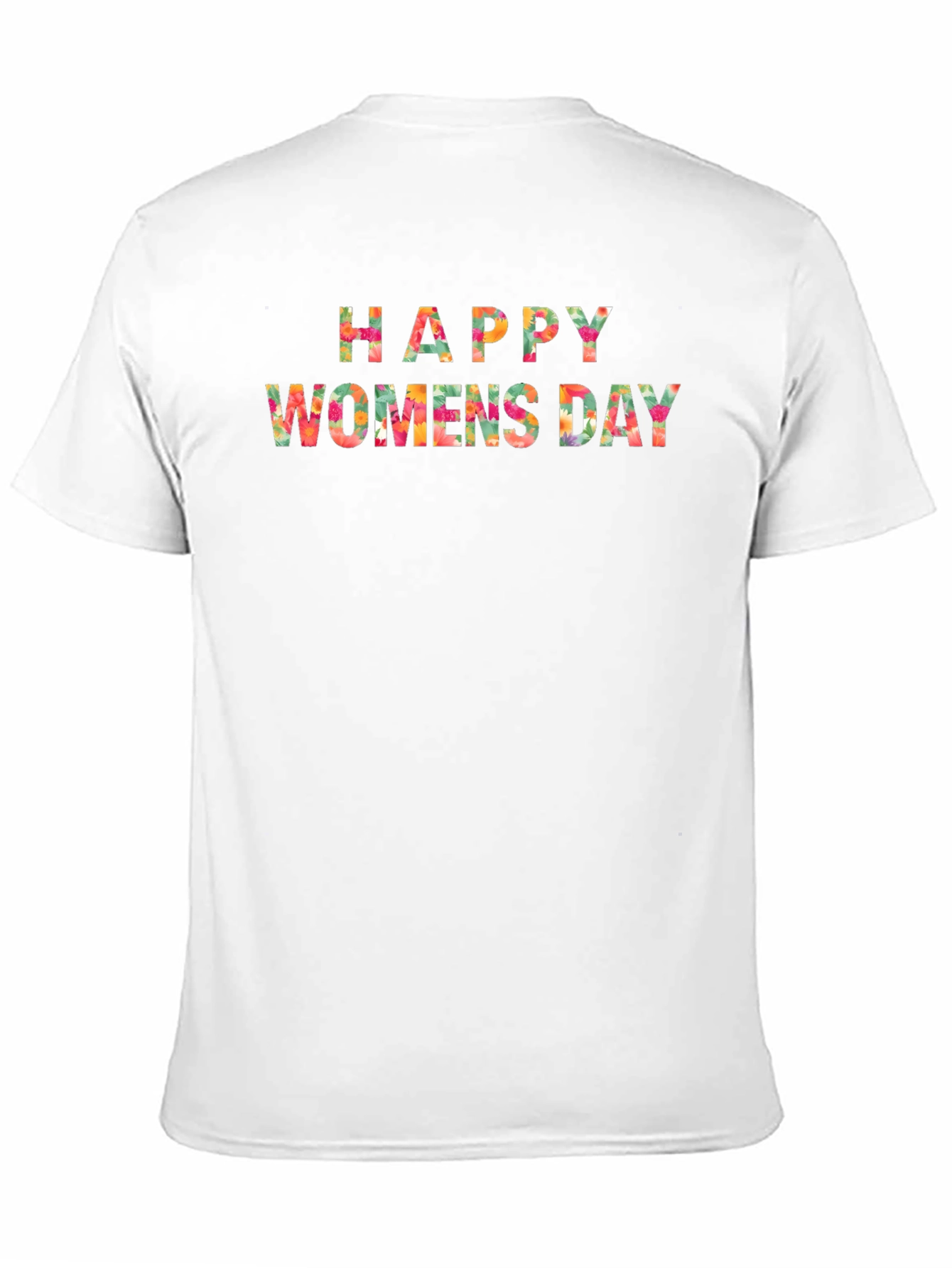 Happy Womens Day Graphic Tee - Black