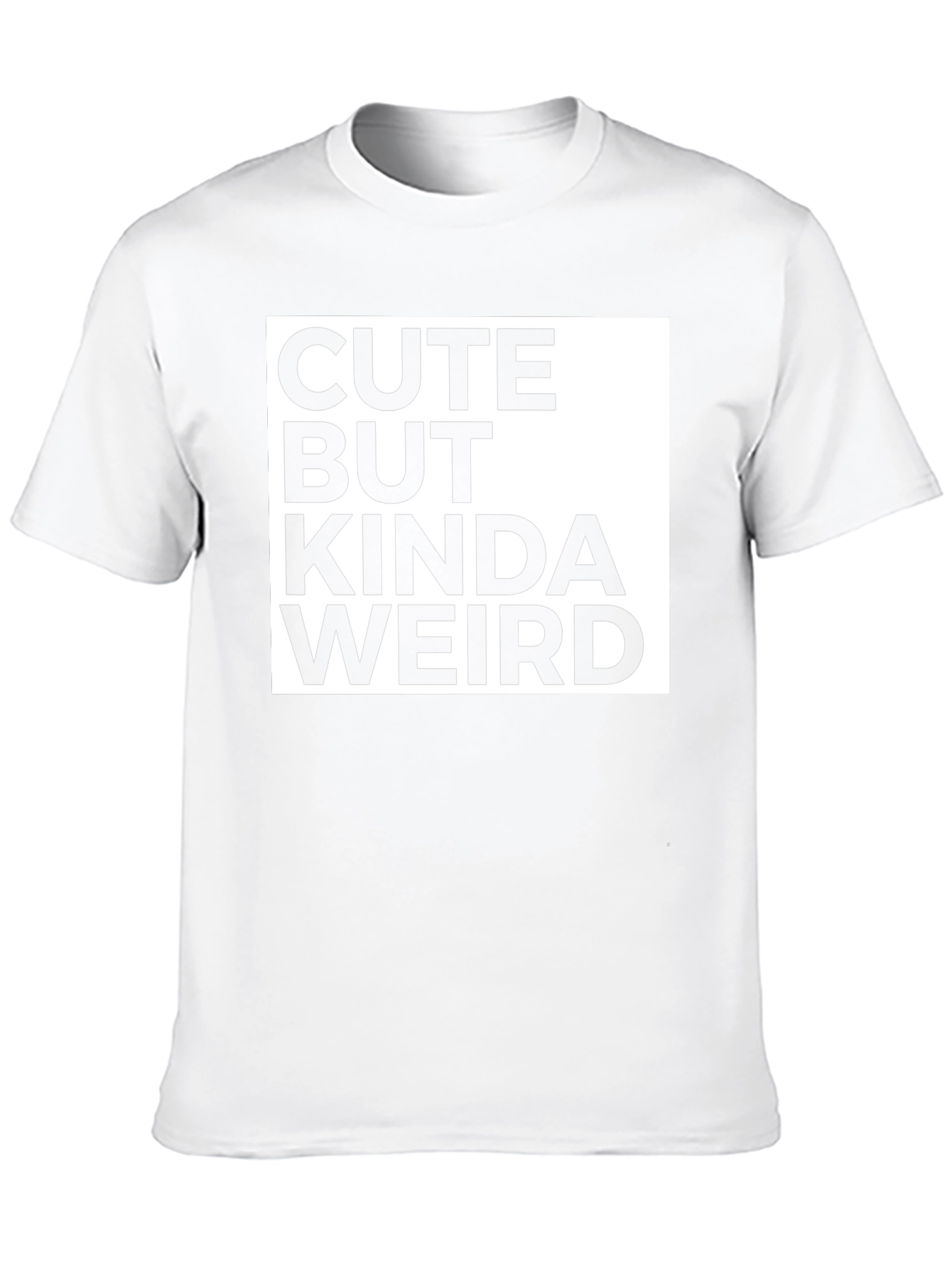 Cute But Kinda Weird Graphic Tee - Black