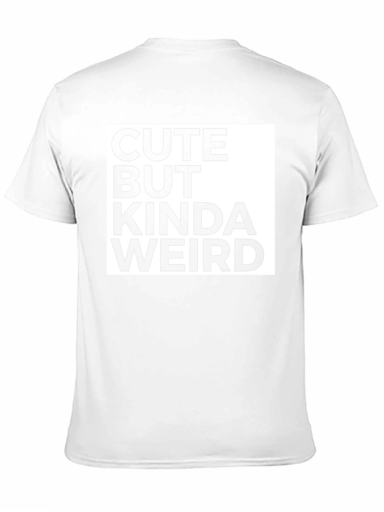 Cute But Kinda Weird Graphic Tee - Black