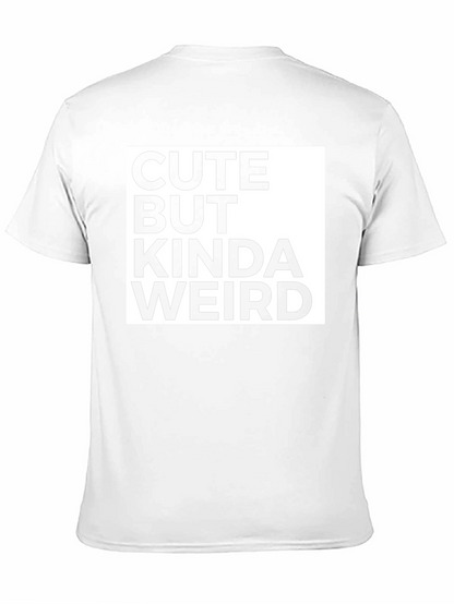 Cute But Kinda Weird Graphic Tee - Black
