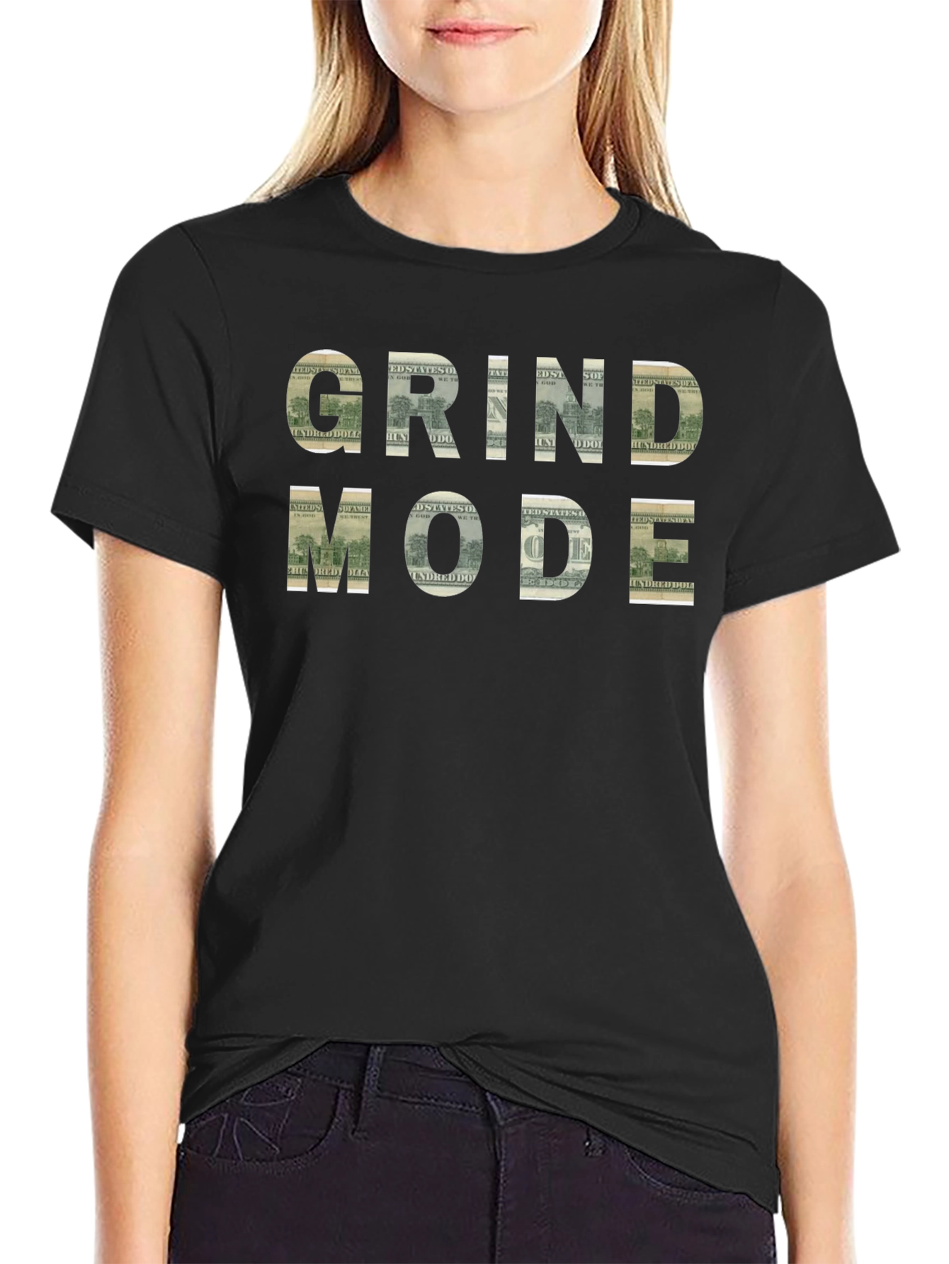 Grind Mode T-Shirt - Money Design