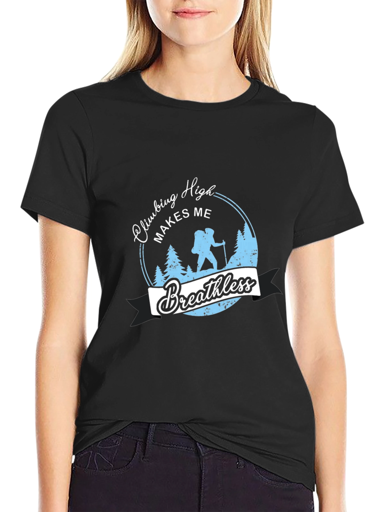 Climbing High Breathless Graphic Tee