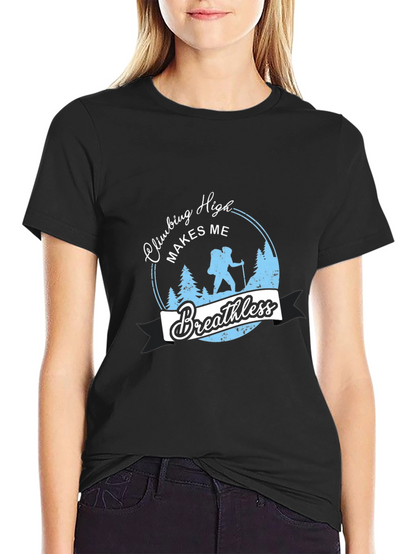 Climbing High Breathless Graphic Tee