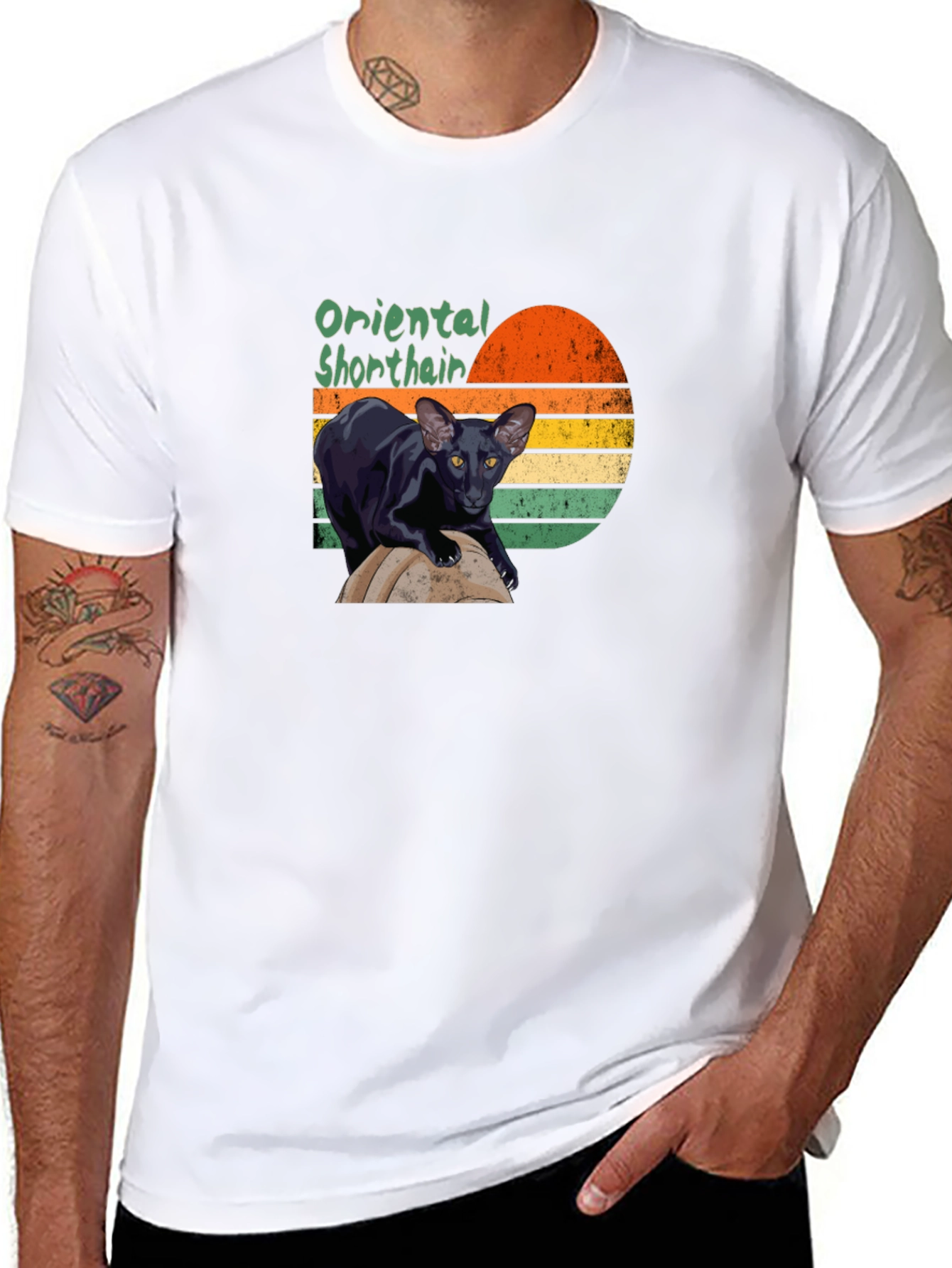 Oriental Shorthair Cat T-Shirt