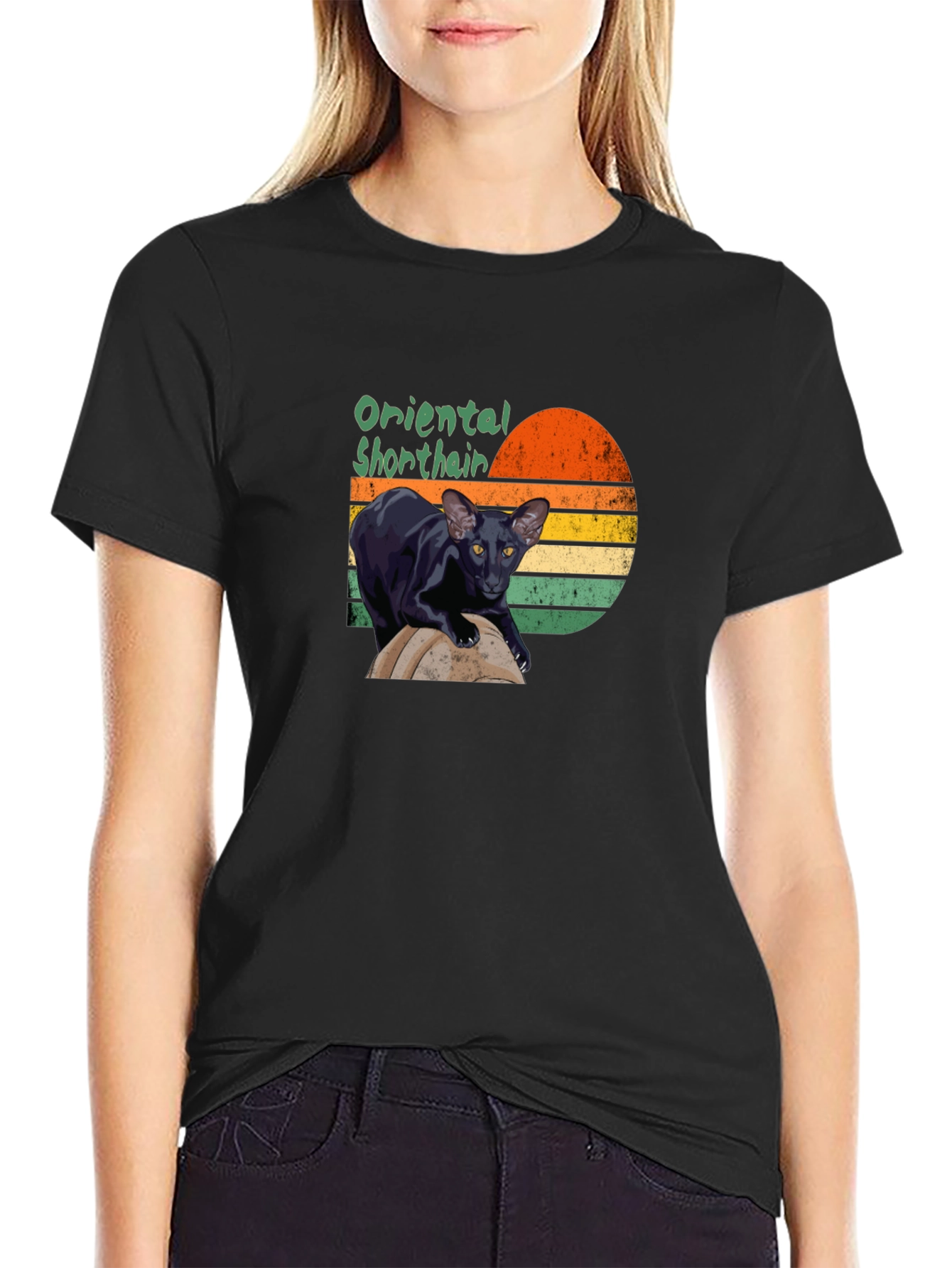 Oriental Shorthair Cat T-Shirt